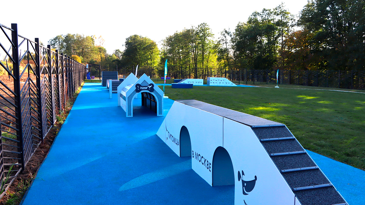 Площадка для выгула собак на улице Юбилейная (ТиНАО, Вороново)